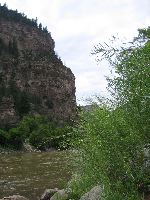 Colorado River, 
Glenwood Canyon, CO.