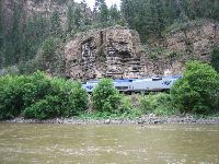 The Calilfornia Zephyr VistaDome
Glenwood Canyon, CO. 