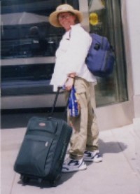 Dianne Roth, facing her fear 
at the Portland Airport.