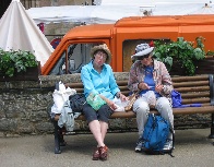 Karen Kreamer
and Louise Marie Zaerr,
Tregeier, France