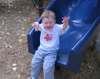 Noah uses his wild imagination,
Lithia Park