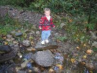 Noah on the trails of Lithia Park