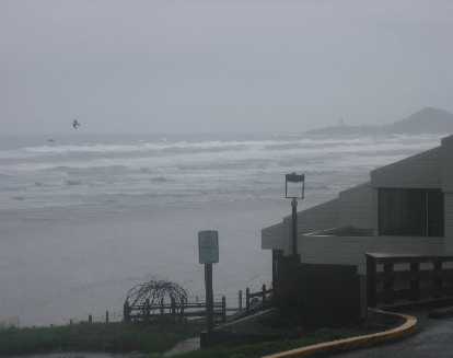 January at Nye Beach, Newport, OR
w/ Yaquina Head Lighthouse in the fog