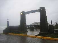 Archway into Nye Beach neighborhood,
Newport, OR
